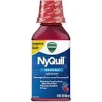 Vicks NyQuil Cold & Flu Nighttime Relief Liquid - 12 fl oz bottle