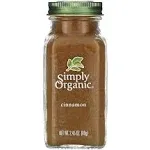 Simply Organic Cinnamon 2.45 Oz (69 g)