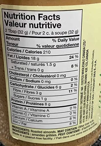 Kirkland Signature Creamy Almond Butter (27 oz)