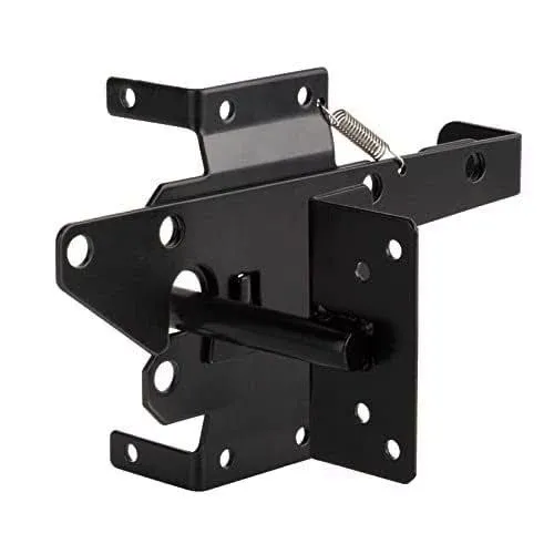 Self-Locking Gate Latch