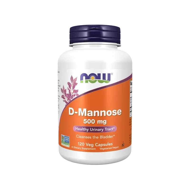 NOW Foods D-Mannose 500MG - For Healthy Urinary Tract