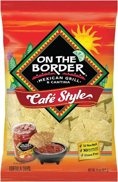 On The Border Cafe Style Tortilla Chips