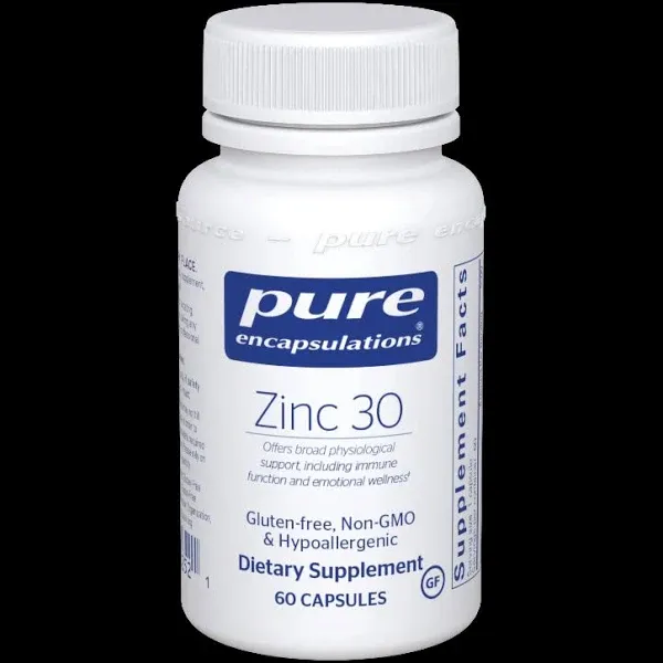 Pure Encapsulations Zinc 30