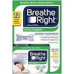 Breathe Right Extra Strength Clear Nasal Strips-26ct SensitiveSkin NEW PACKAGING