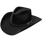 Stetson Seneca 4X Buffalo Cowboy Hat Black / 7 1/8