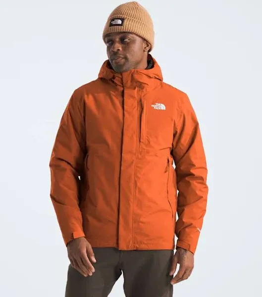 NWT Mens The North Face Carto Tri Climate Puffer Hooded Waterproof Jacket Brown