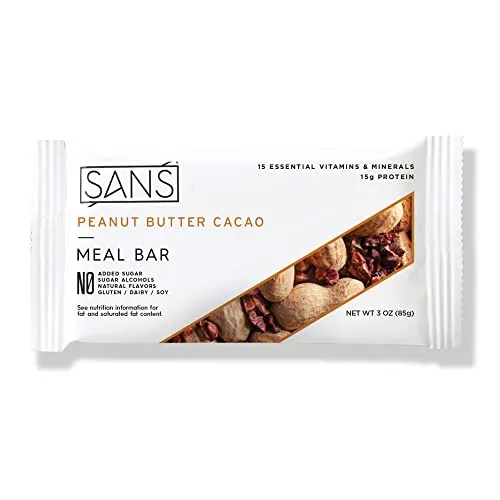 Sans Meal Bar, Peanut Butter Cacao (3 oz)