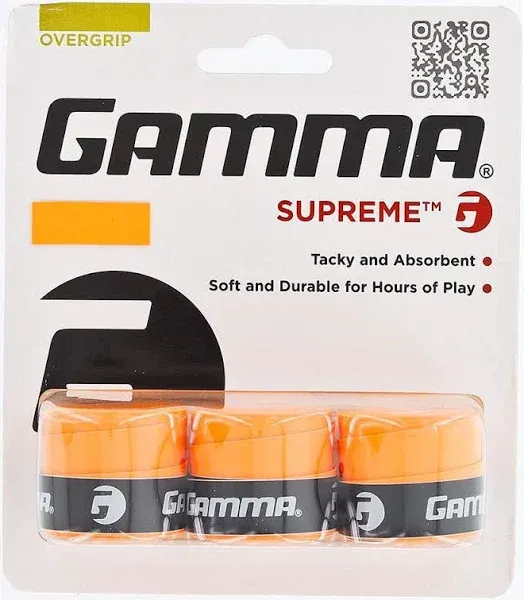 GAMMA Sports Supreme Overgrip, for Tennis, Pickleball, Squash, Badminton