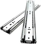 YENUO Heavy Duty Drawer Slides Full Extension Side Mount 12 14 16 18 20 22 24 26 28 30 32 34 36 40 inch Metal Rails Track Guide Glides Runners 150 lbs