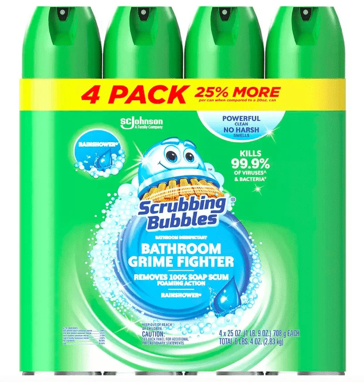 Scrubbing Bubbles Foaming Bathroom Cleaner Rainshower