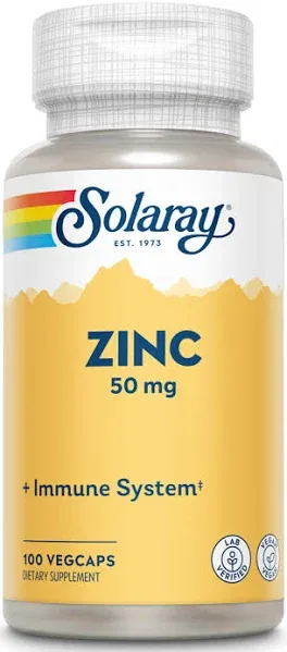 Solaray Zinc 50 mg