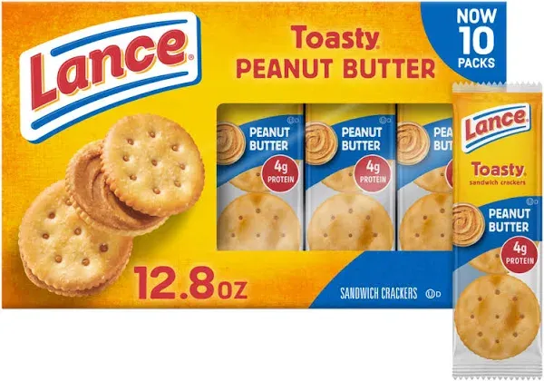 Lance Toasty Peanut Butter Sandwich Crackers