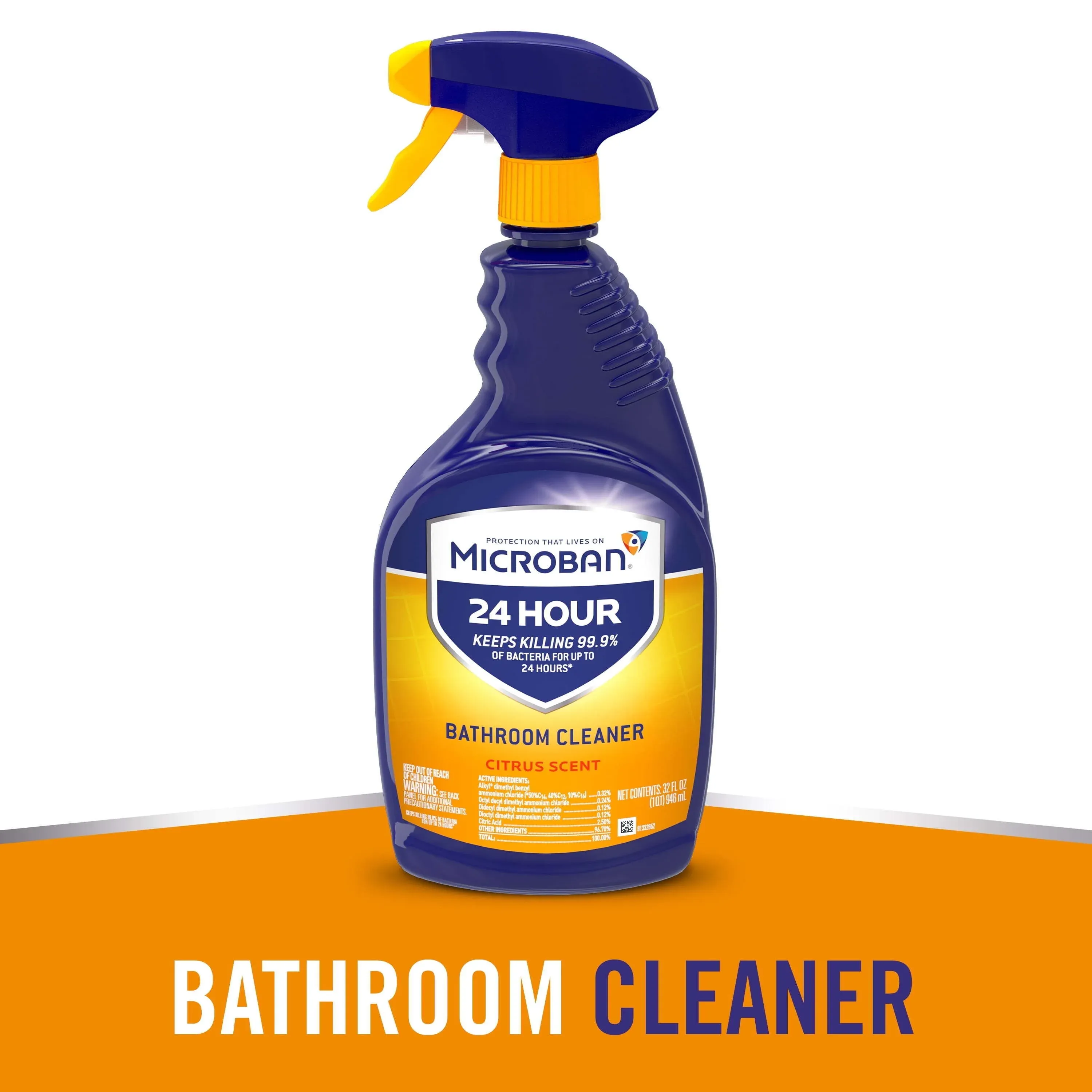 Microban Bathroom Cleaner Citrus Scent