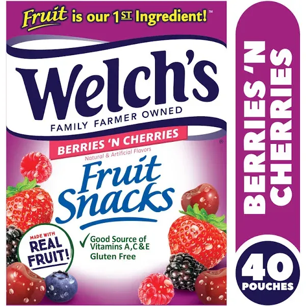 Welch's Berries N Cherries Fruit Snacks