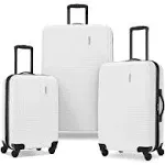 American Tourister Groove 3-Piece Spinner Set - White