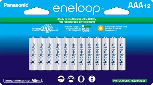 Panasonic Eneloop AAA Batteries