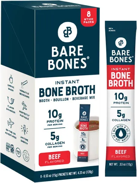 Bare Bones Instant Beef Bone Broth Mix