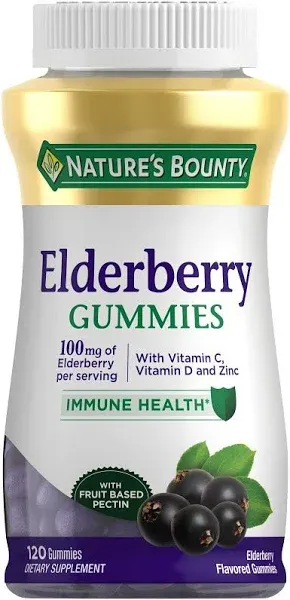 Nature's Bounty Elderberry Gummies