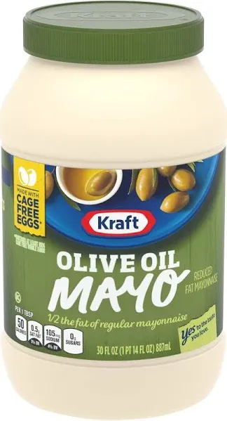 Kraft Mayo Reduced Fat Mayonnaise with Olive Oil