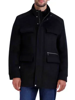 Cole Haan Men's Wool Blend Field Coat