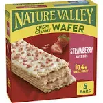 Nature Valley Strawberry Crispy Creamy Wafer Bars 5 Count / 1.3 oz