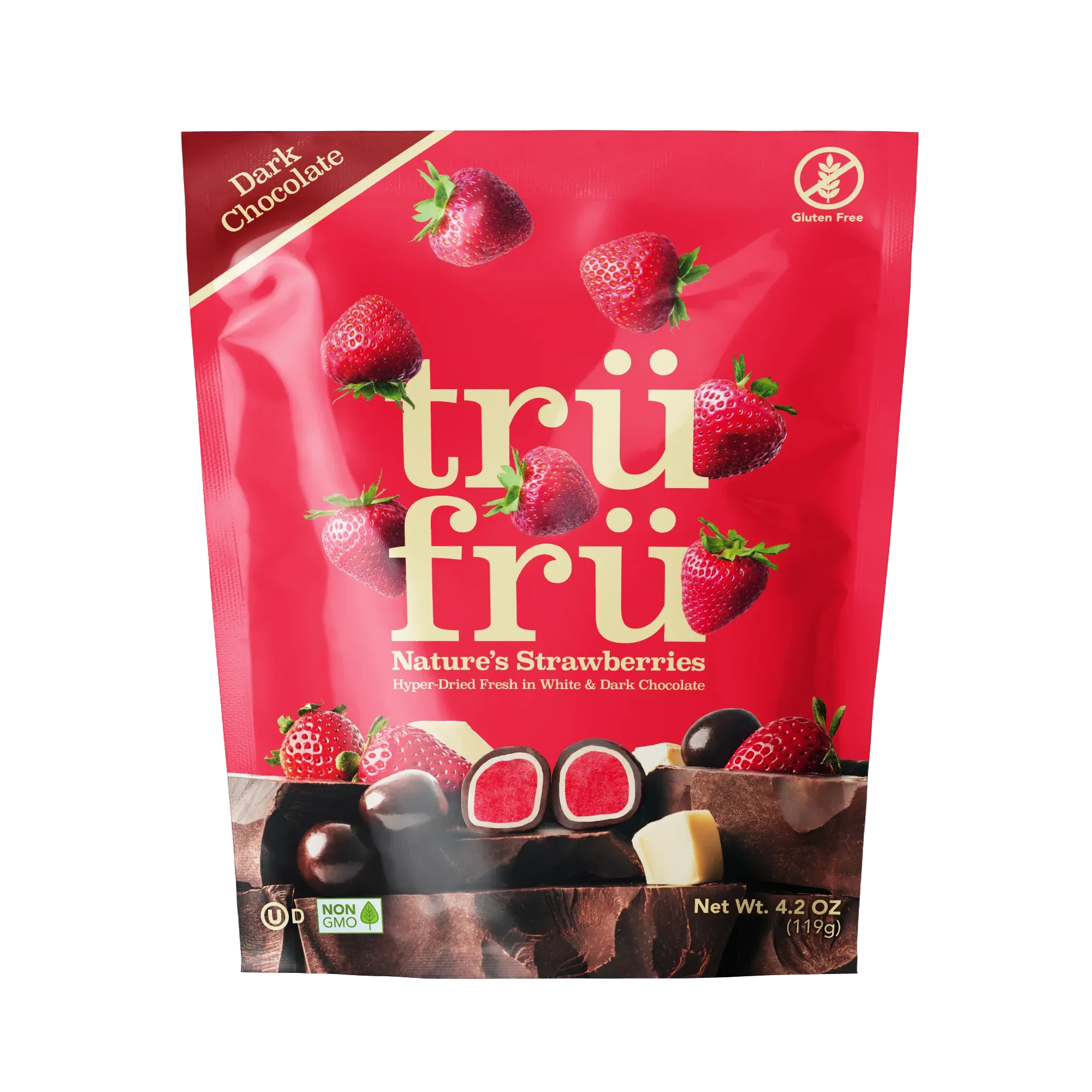 Tru Fru Nature's Strawberries Dark Chocolate (4.2 oz)