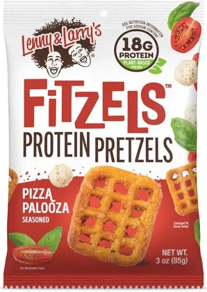 Lenny & Larry's Pizza Palooza Fitzels Protein Pretzels