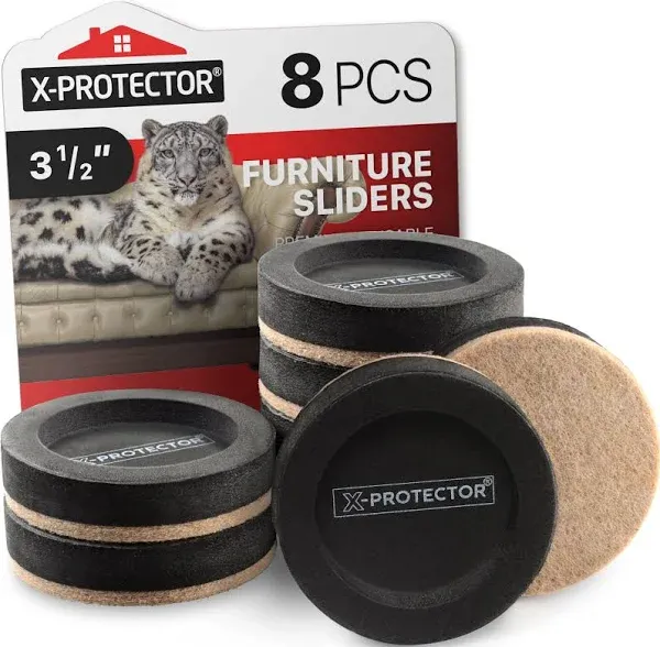 Felt Furniture Sliders for Hardwood Floors X-protector