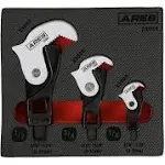 ARES 33009 – 3-Piece Auto Adjusting Crowfoot Wrench Set – Spring Loaded Adjustable Wrench Set with 5 to 32mm (3/16-Inch to 1 1/4-Inch) Coverage – Male & Female Square Drives