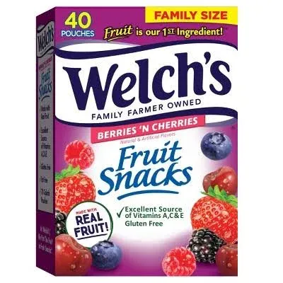 Welch's Berries N Cherries Fruit Snacks