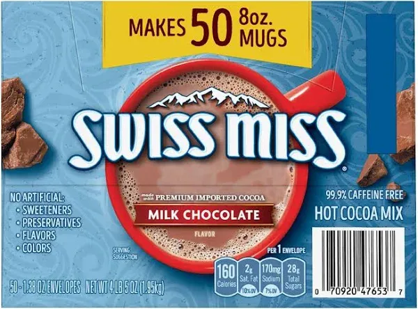 Milk Chocolate Swiss Miss Hot Cocoa Mix