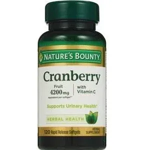 Nature's Bounty Cranberry Fruit Softgels