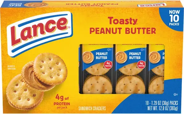 Lance Toasty Peanut Butter Sandwich Crackers