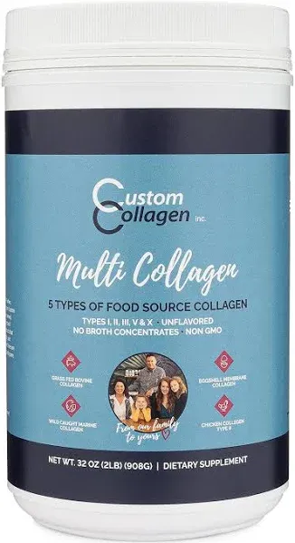 Custom Collagen Multi Collagen Plus Peptides Complex