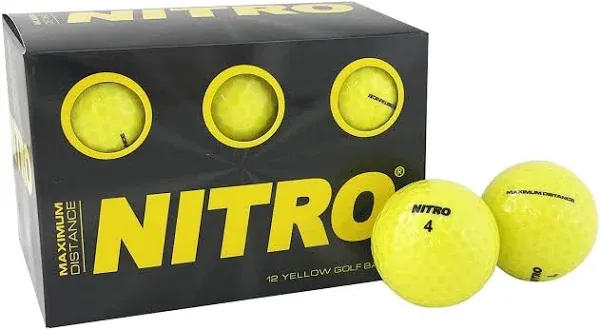 Nitro Golf Maximum Distance Golf Balls