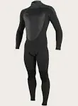 O'Neill Men's Epic 4/3mm Back-Zip Full Wetsuit (MT, Black / Gunmetal / Black)