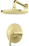 Pfister LG897RH Rhen Shower Only Trim Package with 1.8 GPM Single Function Shower Head - Brushed Gold