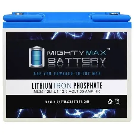 Mighty Max 12V 35Ah U1 Lithium Replacement Battery