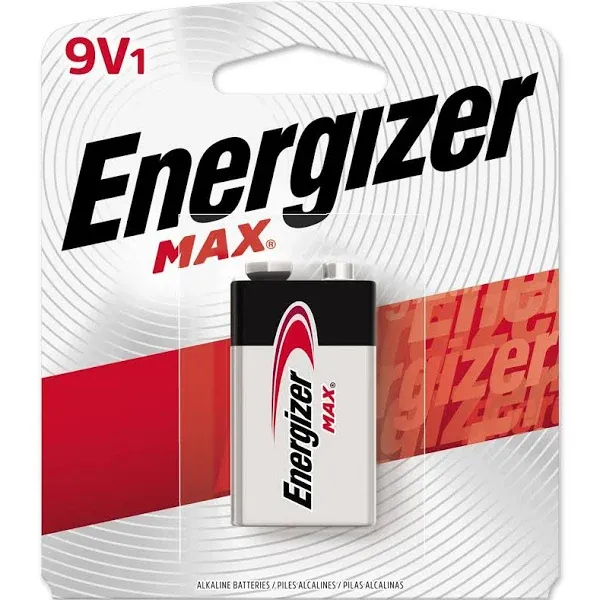 ENERGIZER Max Alkaline 9v Batteries