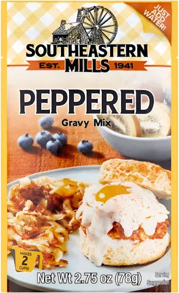 Southeastern Mills Peppered Gravy Mix 4.5 oz.