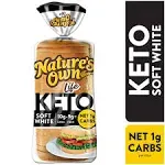 Nature's Own Soft White Keto Bread 16 oz