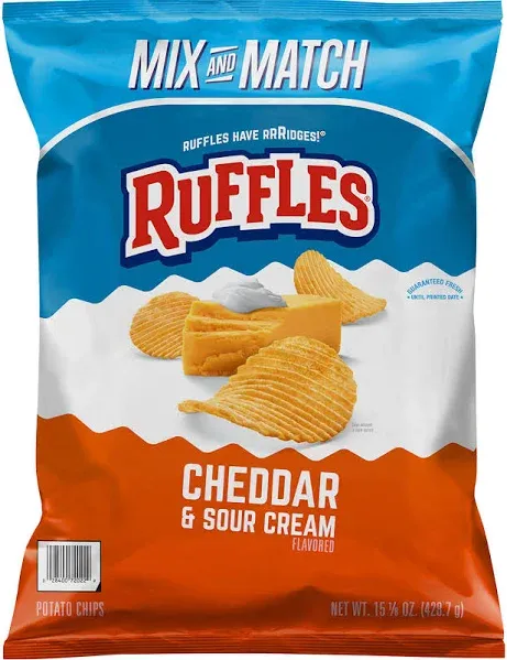 Ruffles Cheddar Sour Cream Potato Chips