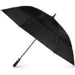 Totes Black Vented Golf Canopy Umbrella