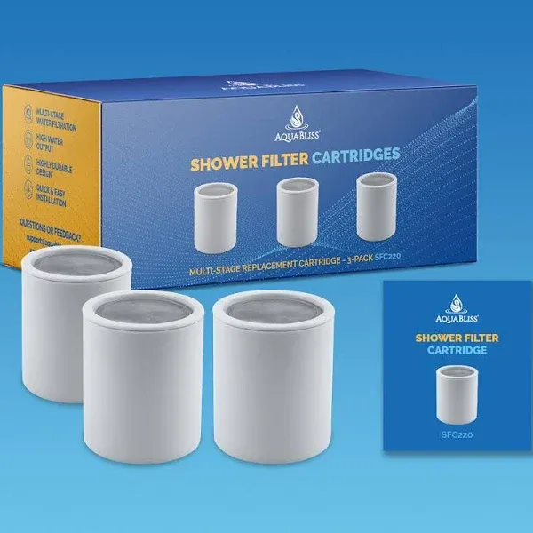 AquaBliss Replacement Cartridge Multi Stage Revitalizing Shower Filter