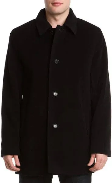 Cole Haan Men's Wool Cashmere Topper Coat