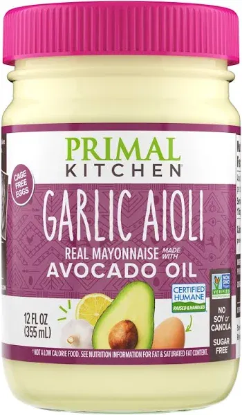 Primal Kitchen Garlic Aioli Mayo with Avocado Oil