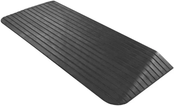 Rkrtr01 1&#034; Rise Solid Rubber Power Wheelchair Scooter Threshold Ramp 