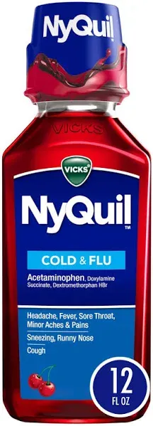 Vicks NyQuil Cold & Flu Nighttime Relief Liquid