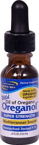 OREGANOL P73 NORTH AMERICAN HERB &amp; SPICE  SUPER STRENGTH .45 oz 04/2027 FREE S/H