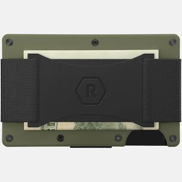 Ridge Men's Minimalist Metal RFID Blocking Wallet with Card Holder